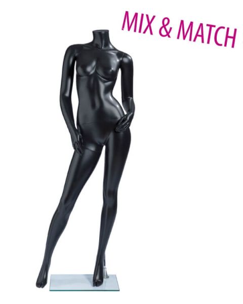 Damemannekeng - Knekk H177 cm. - (Mix and Match serien). Velg farge