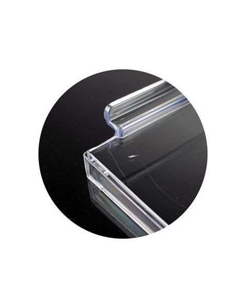 Akryl hylle 40 x 24 cm - t/ rillepanel