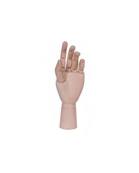 Display hånd, dame, venstre, lys tre, 25,5 cm,