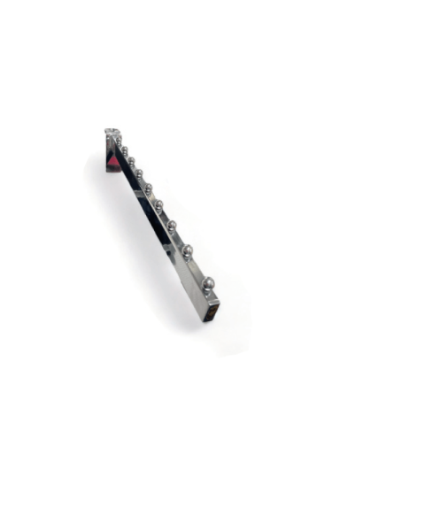 Skrå frontheng m/ 9 kugler -t/ rillepanel. Light