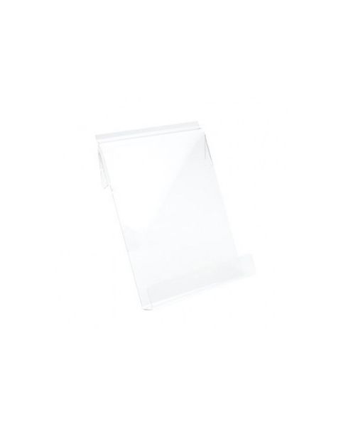 Skrå brosjyreholder A4 lodret, t/ rillepanel