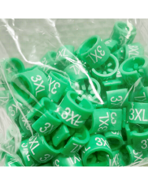 Mini brikker - grønn- 100 ens pr. pose.