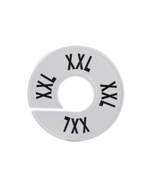 Rund størrelsesopdeler, hvit, str.
