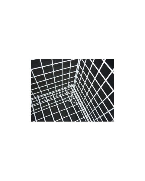 Varekurv - 43 x 43 cm, hvit. Nancy light