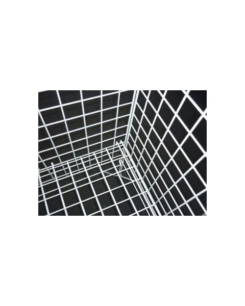 Varekurv - 62 x 62 cm, hvit. Nancy light