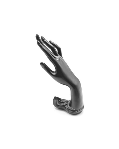 Smykkehånd. Dame. H22 cm. Stående i sort.
