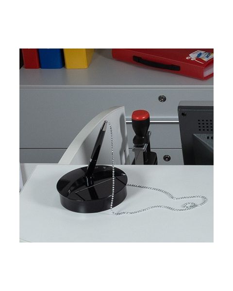 Kuglepen på fot og med kæde