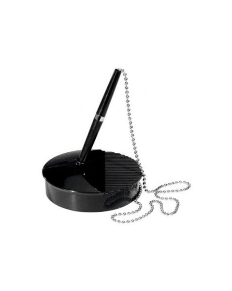 Kuglepen på fot og med kæde