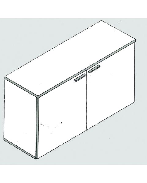 Underskap. Hvit. 42 x 120 x H51,5 cm.