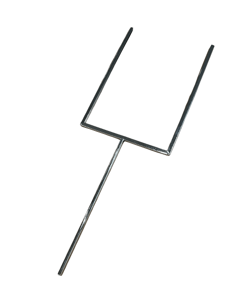 Skilteholder. metall A4. Krom. Uden gevind