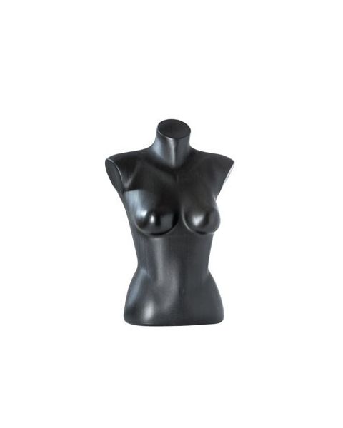 Dame overdel - budsjett. Sort plast