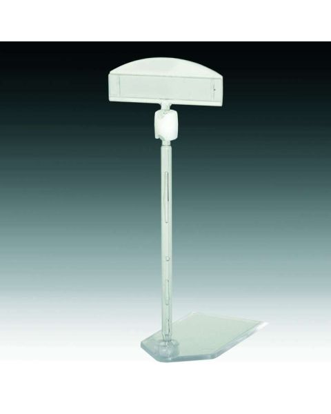 FLAT-BASE skilteholder, Høy - bred holder