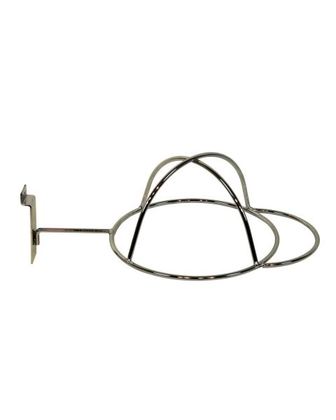Capholder m/ skygge, t/ rillepanel, krom