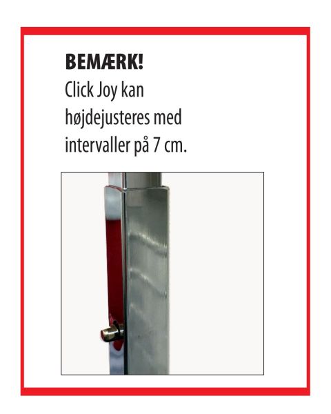 Click Joy-stativ m/ 4 lige arme