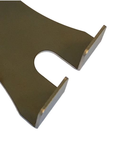 Sykkelholder t/ rillepanel. B 8 x D 12 x H 10 cm.