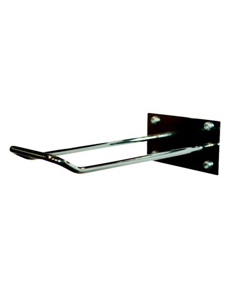 Bæreposeholder til disk eller vegg, krom, 15 cm