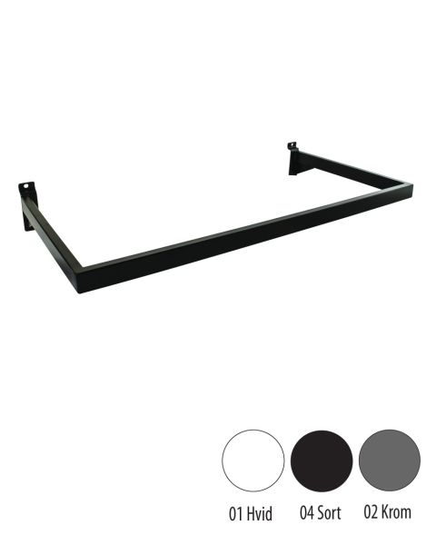 U-bøylestang t/ rillepanel ( 60 cm. )