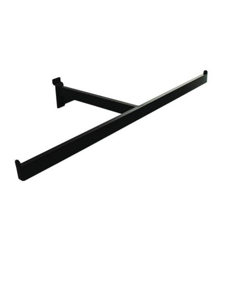 T-oppheng 60 cm, i sort, t/ rillepanel