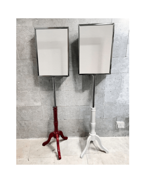 Gulvskilt på ginefot - flere modeller