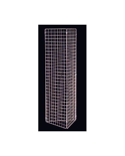 Dekorasjonsgitter 50 x 150 cm, Hvit  - Sett med 3 stk gittre