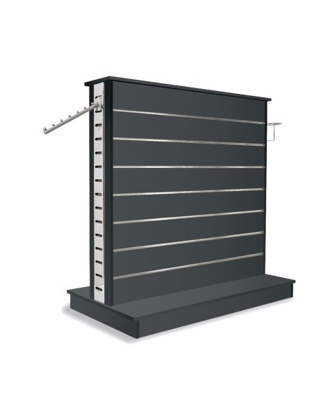 Dobbelt-sidet gondol m/ Zeta skinne. 4 -sidet.  H 135 x 125 x 60/25 cm. Velg farge