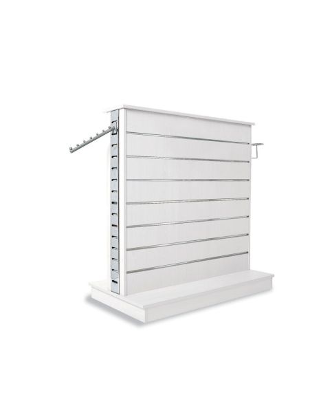 Dobbelt-sidet gondol m/ Zeta skinne. 4 -sidet.  H 135 x 125 x 60/25 cm. Velg farge