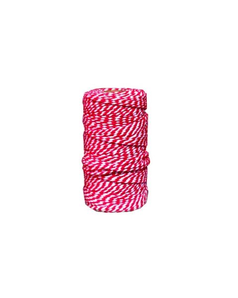 Dokumentbånd - 100 meter, rød/hvit