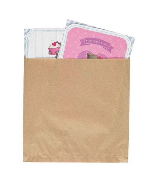 Brun pose - H 30 cm. / 3 kg - 500 stk.