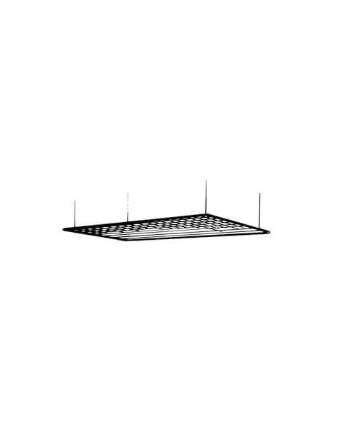 Dekorasjonsgitter 50 x 150 cm, Hvit  - Sett med 3 stk gittre