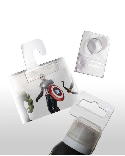 Hang-Tabs, 1 pose med 100 stk., 50 x 50 mm, max 270 gram, R-31