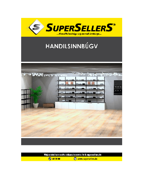 Katalog med butikksinventar