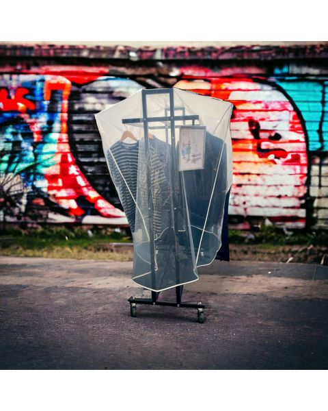 Regnhette t/ gatestativ - L5 & L7 - klar plast