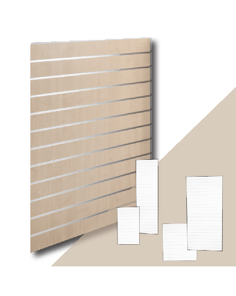 Rillepanel, Standard, 10 cm. Inkl. alulister - LØNN