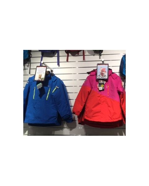 Rørclips m/T-stykke Ø32 mm. t/ plastrammer. Velg farge