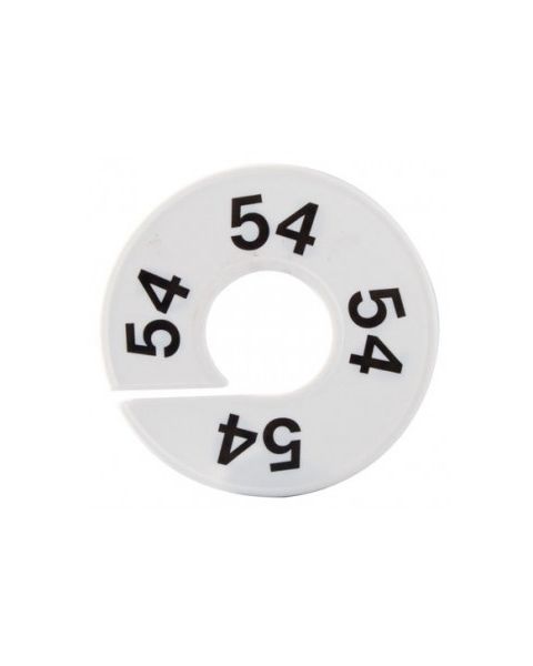 Rund størrelsesopdeler, hvit, str.