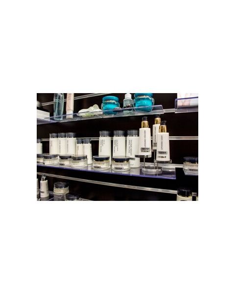 Skohylle / display (30 x 15 cm.) t/ rillepanel