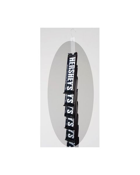 Display strips, med 12 kroke, klar. L 52 cm