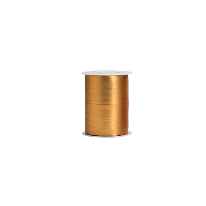 Gavebånd, mat metall gull, 10 mm, rull med 250 m