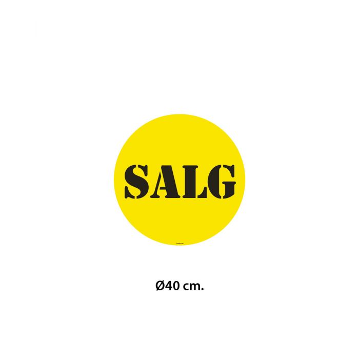 Poster - SALG - Ø40 cm.
