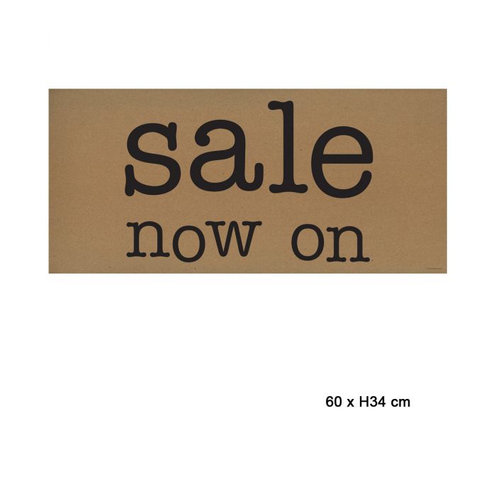 Poster - Sale now on - B 64 x H 30 cm.