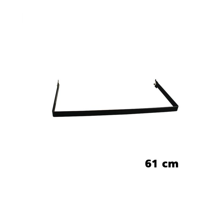 U-bøylestang 61 cm, svart