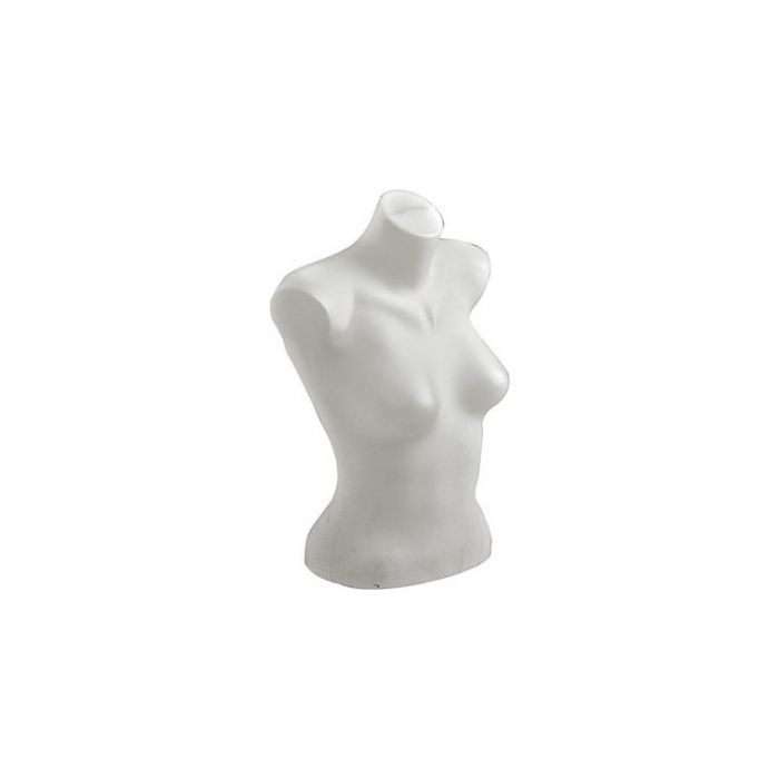 Basic, torsooverdel, dame, hvid, bryst 90, talje 63, højde 60 cm (Serie 5000)