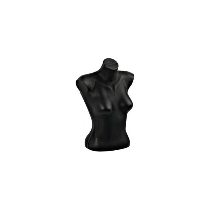 Basic, torsooverdel, dame, sort, bryst 90, talje 63, højde 60 cm (Serie 5000)