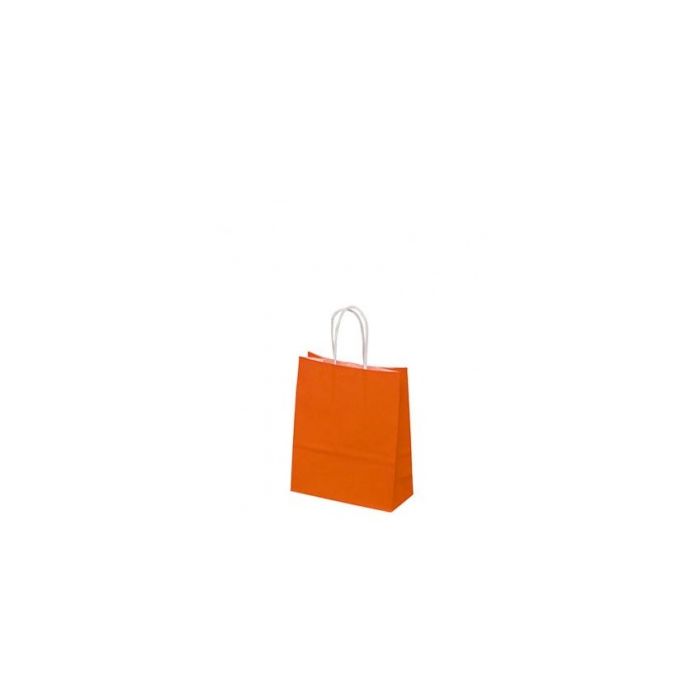 Papirpose, orange, 19 x 8 x H24 cm