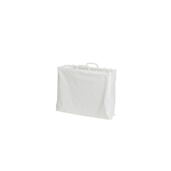 Hvid plastikpose 40x5/5x36 cm