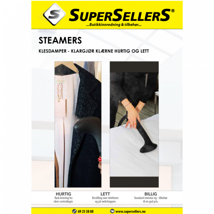 Katalog med steamers og tøjdamper