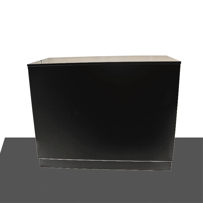 Basis Disk sort med 4 hyller. 118 x 60 x H96 cm