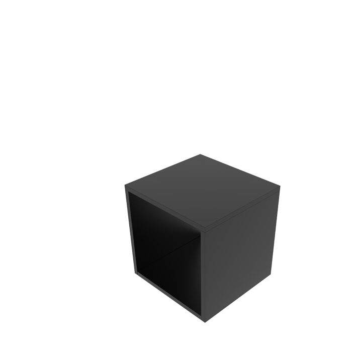 Dekorasjons Kube B40 - sort