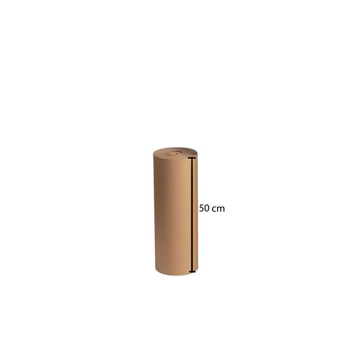 Brun kraftpapir 350 mtr. x B 50 cm.