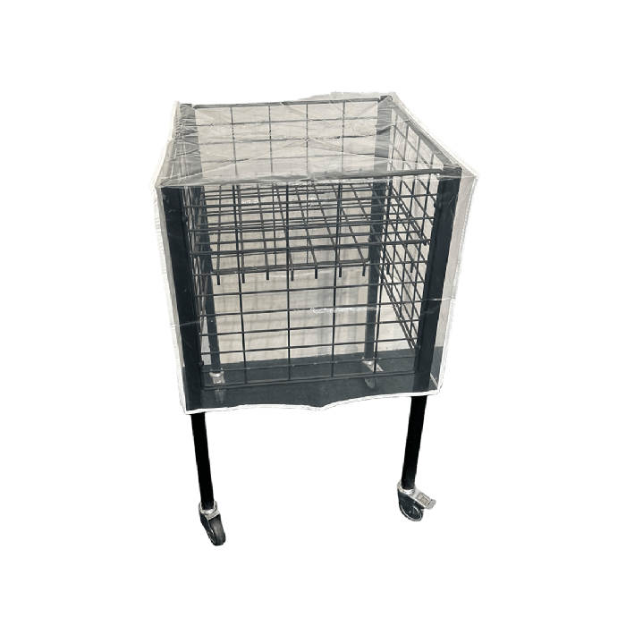 Regnhette t/ BOXER 1 & Nancy 1. Klar plast. 55 x 55 x H50 cm